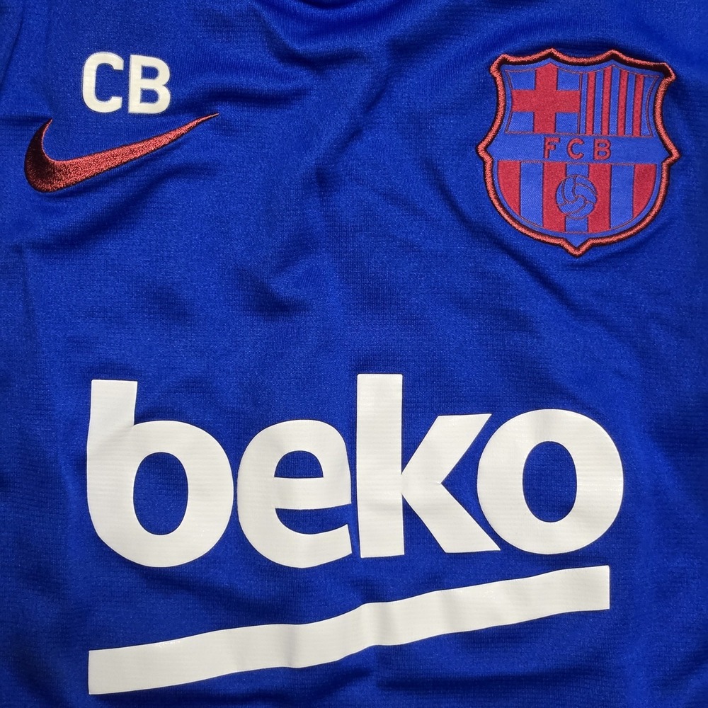 2019-20 Nike‎ Barcelona FC Training Soccer Football Jersey Tank Top Shirt Medium - Picture 7 of 8